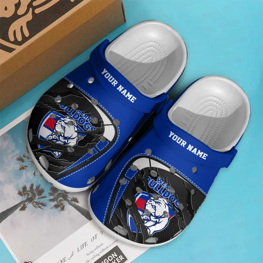 Western Bulldogs Australian Football League Exclusive Logo Crocs HOVA210525AFL07WB - Image 3