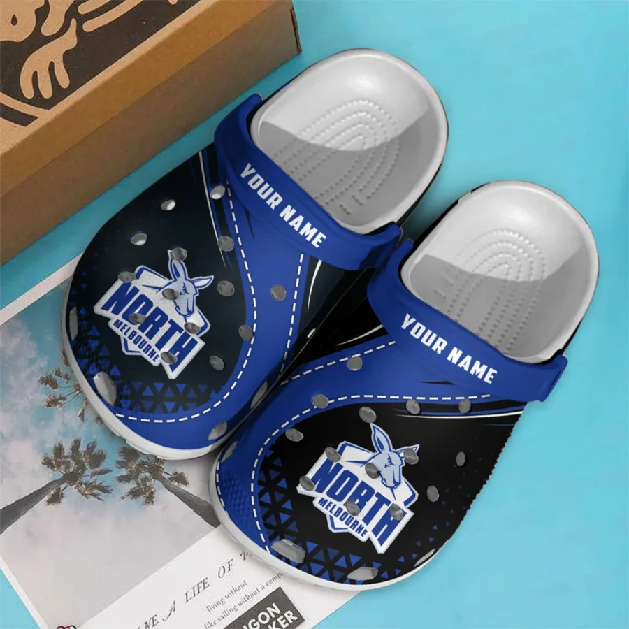 North Melbourne Kangaroos Australian Football League Exclusive Logo Crocs HOVA210525AFL08NMFC - Image 3