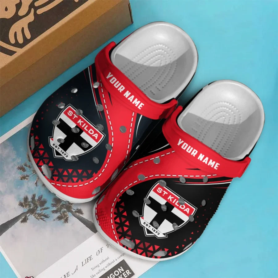 St Kilda Saints Australian Football League Exclusive Logo Crocs HOVA210525AFL08STK - Image 3