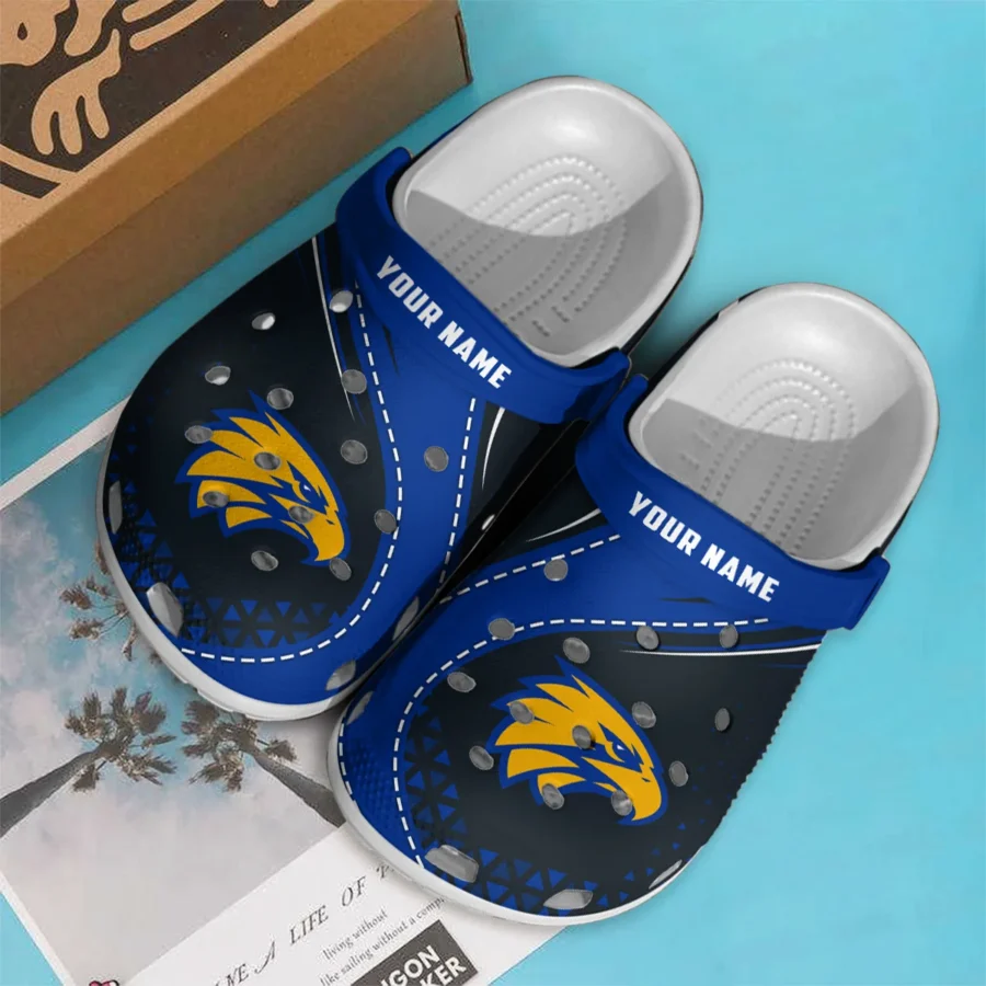 West Coast Eagles Australian Football League Exclusive Logo Crocs HOVA210525AFL08WCE - Image 3