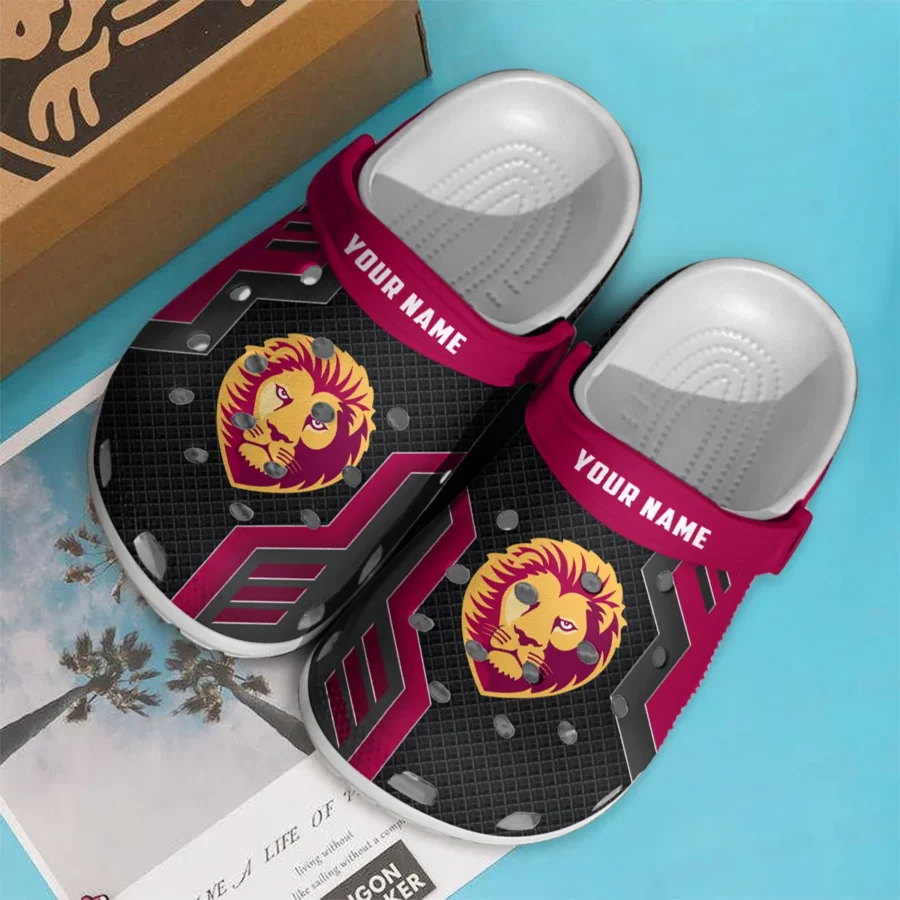 Brisbane Lions Australian Football League Exclusive Logo Crocs HOVA210525AFL09BL - Image 3