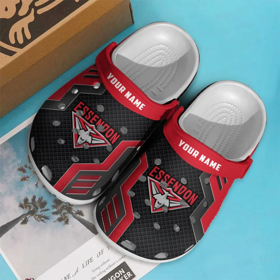 Essendon Bombers Australian Football League Exclusive Logo Crocs HOVA210525AFL09ESS - Image 3