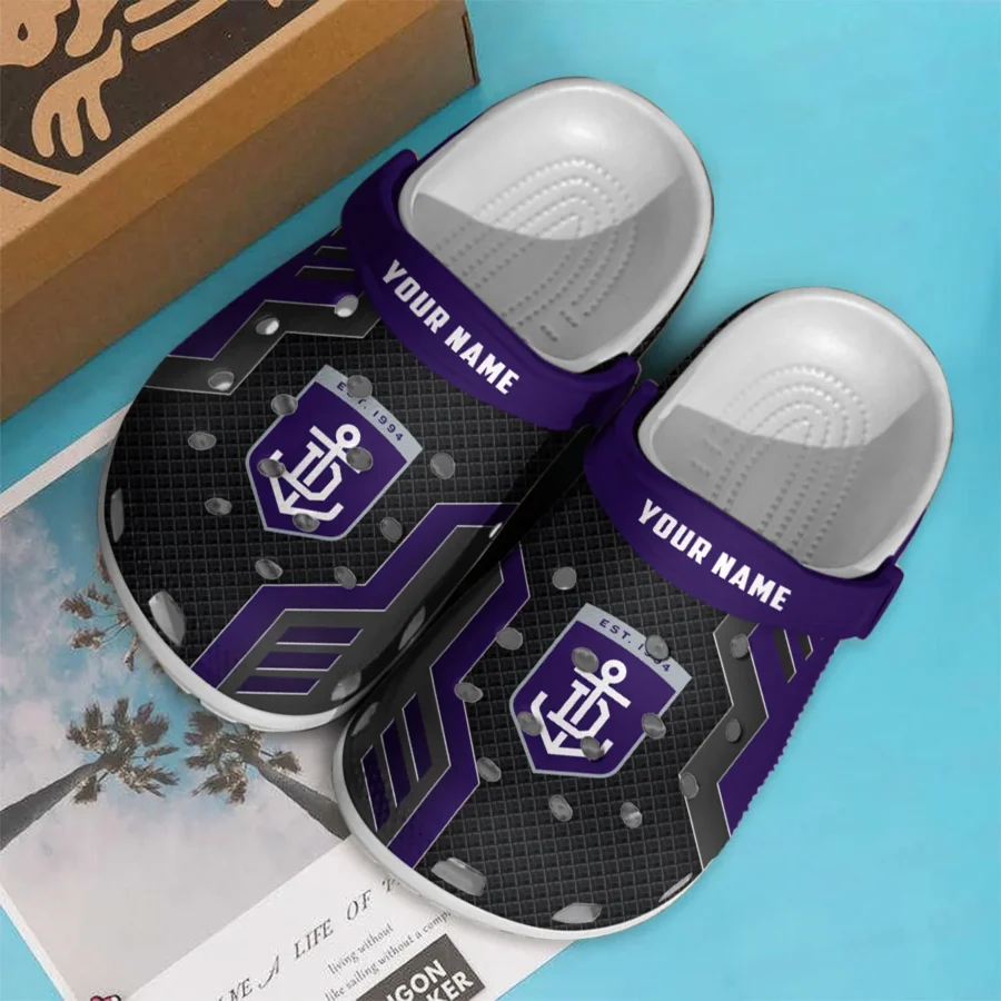 Fremantle Dockers Australian Football League Exclusive Logo Crocs HOVA210525AFL09FRE - Image 3