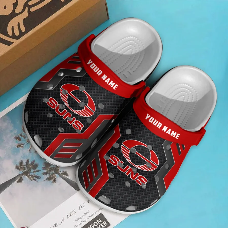 Gold Coast SUNS Australian Football League Exclusive Logo Crocs HOVA210525AFL09GCFC - Image 3