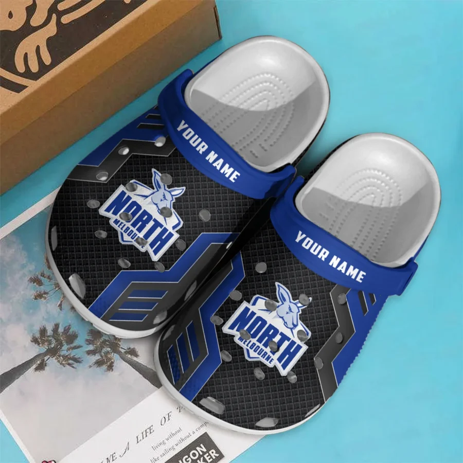 North Melbourne Kangaroos Australian Football League Exclusive Logo Crocs HOVA210525AFL09NMFC - Image 3