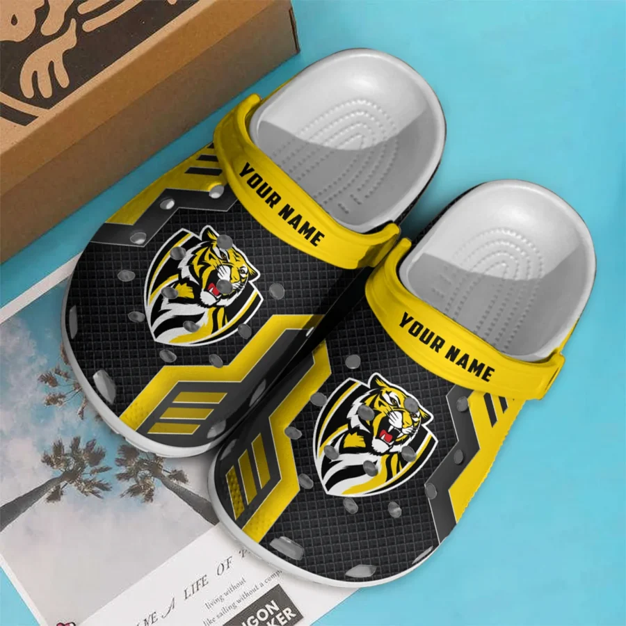 Richmond Tigers Australian Football League Exclusive Logo Crocs HOVA210525AFL09RICH - Image 3