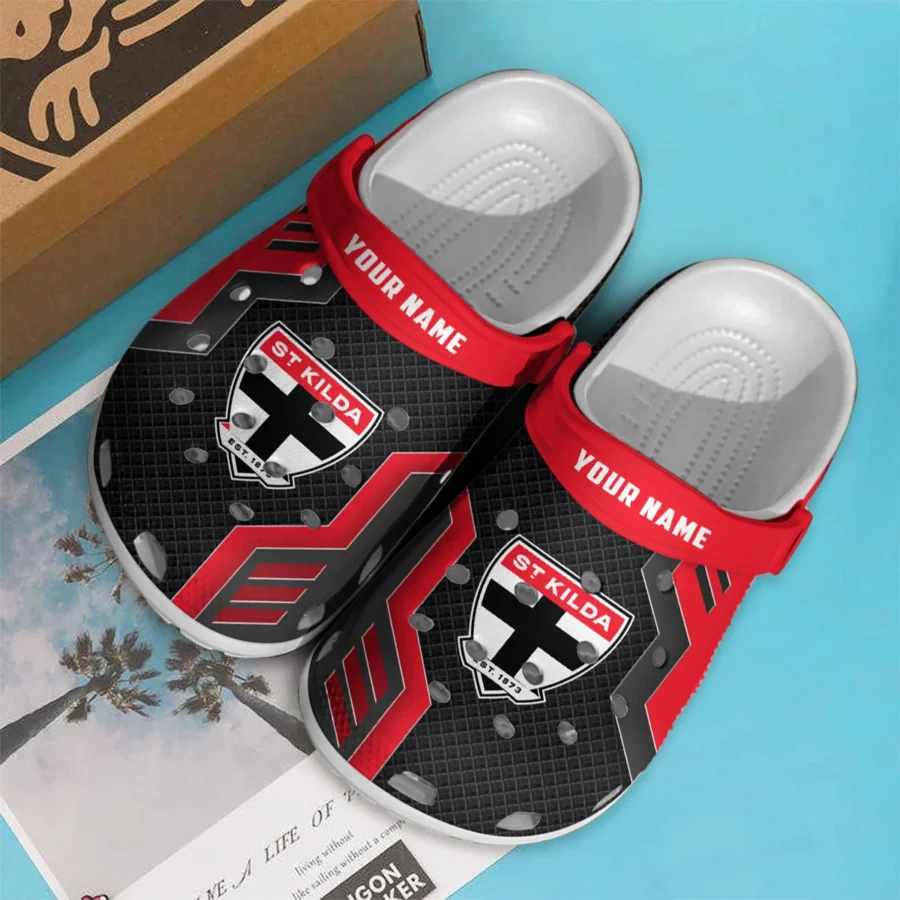 St Kilda Saints Australian Football League Exclusive Logo Crocs HOVA210525AFL09STK - Image 3