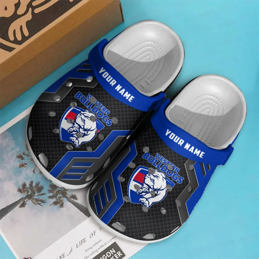 Western Bulldogs Australian Football League Exclusive Logo Crocs HOVA210525AFL09WB - Image 3