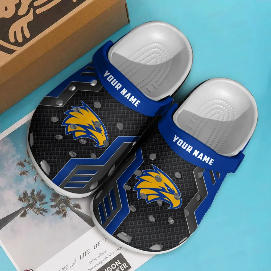 West Coast Eagles Australian Football League Exclusive Logo Crocs HOVA210525AFL09WCE - Image 3