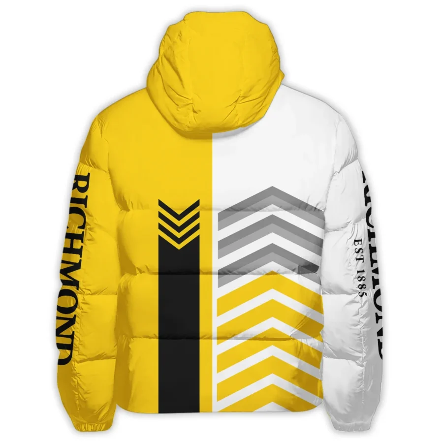 Richmond Tigers Australian Football League Exclusive Logo Down & Puffer Jackets All Over Prints HOAFL230525DPJ01RICH - Image 2