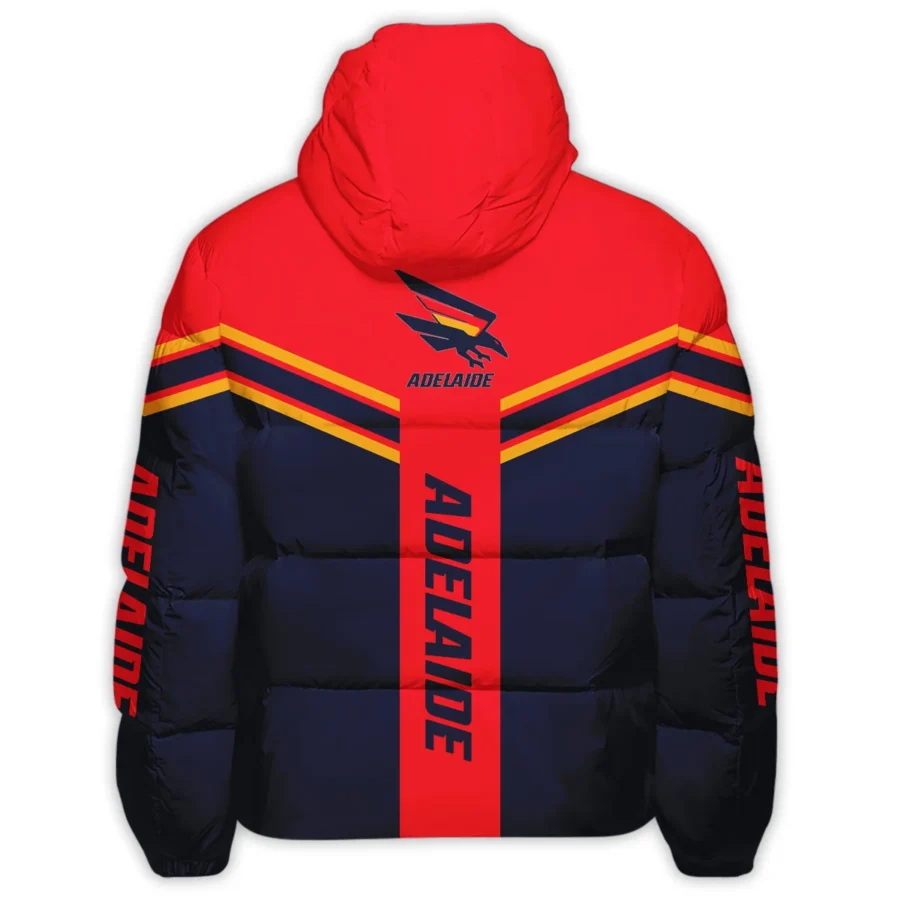Adelaide Crows Australian Football League Exclusive Logo Down & Puffer Jackets All Over Prints HOAFL240525DPJ01ADEL - Image 3