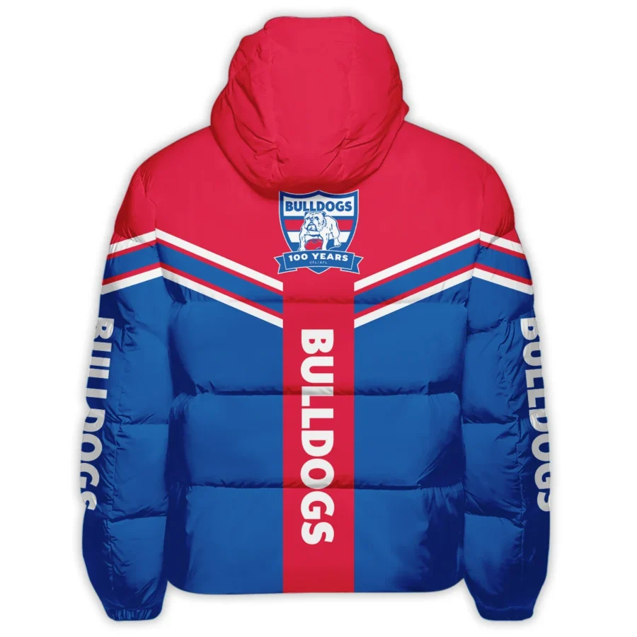 Western Bulldogs Australian Football League Exclusive Logo Down & Puffer Jackets All Over Prints HOAFL240525DPJ01WB - Image 3