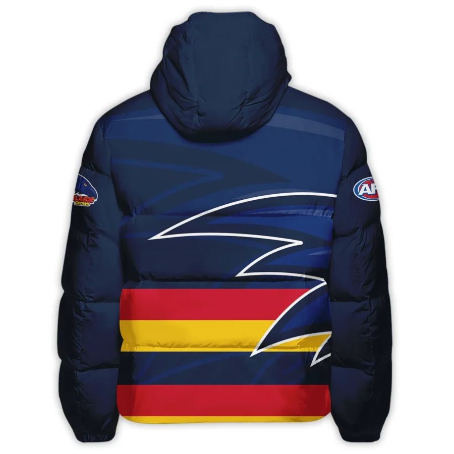 Adelaide Crows Australian Football League Exclusive Logo Down & Puffer Jackets All Over Prints HOVA260525AFL13ADEL - Image 3