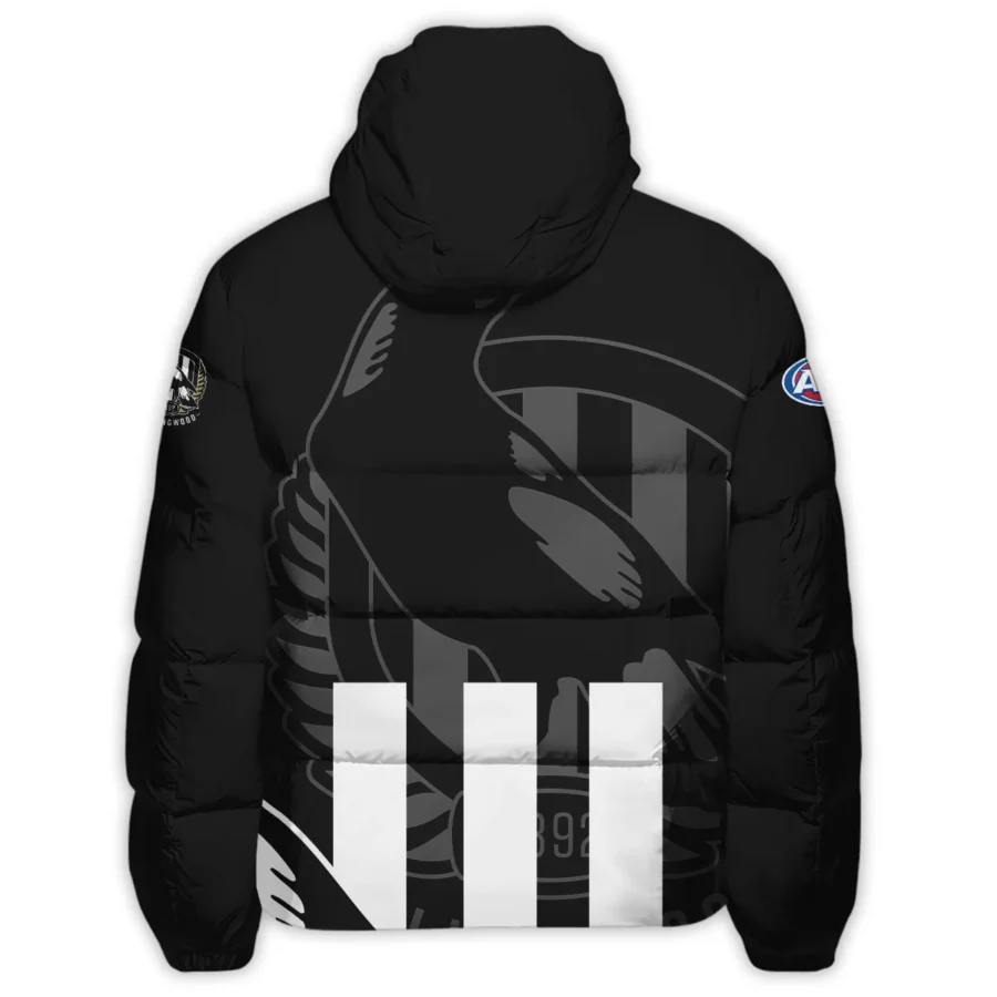 Collingwood Magpies Australian Football League Exclusive Logo Down & Puffer Jackets All Over Prints HOVA260525AFL13COLL - Image 3