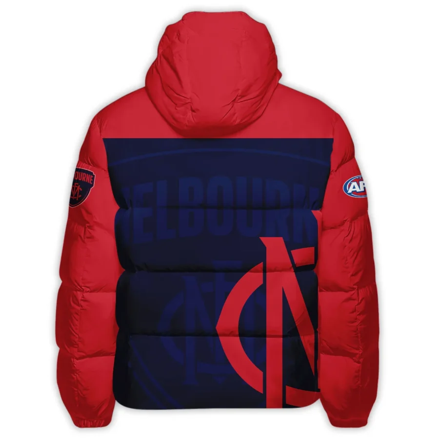Melbourne Demons Australian Football League Exclusive Logo Down & Puffer Jackets All Over Prints HOVA260525AFL13MELB - Image 3