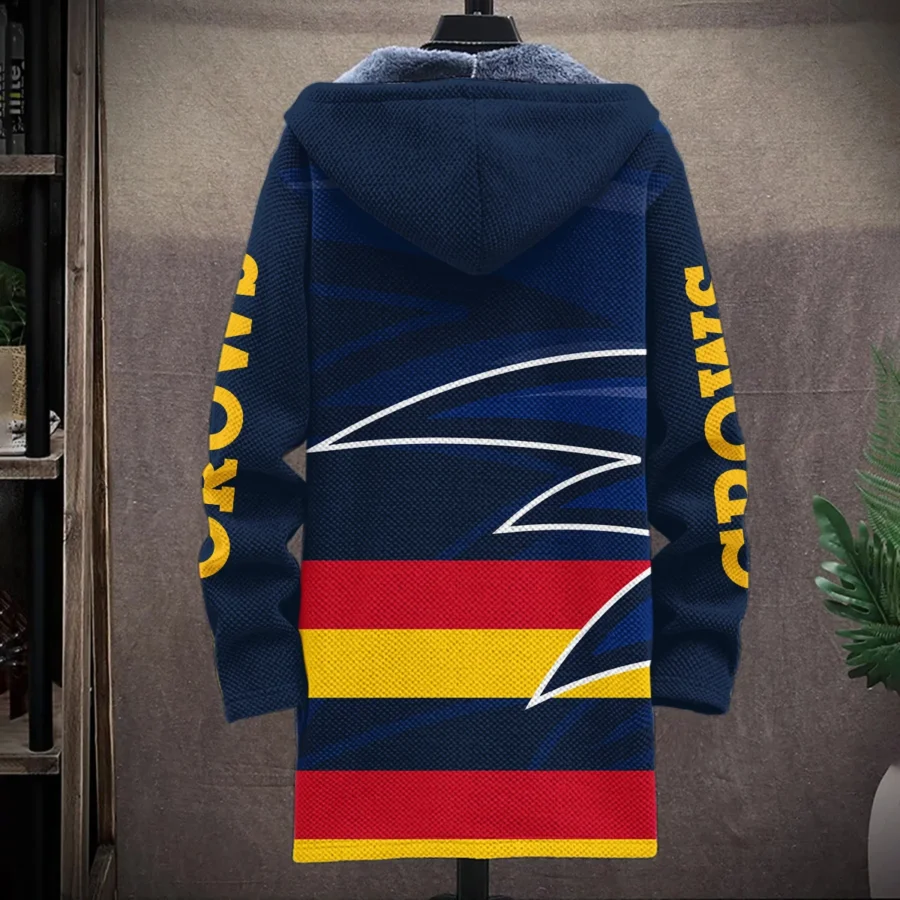 Adelaide Crows Australian Football League Exclusive Logo Fleece Windbreaker HOAFL130525FW01ADEL - Image 2