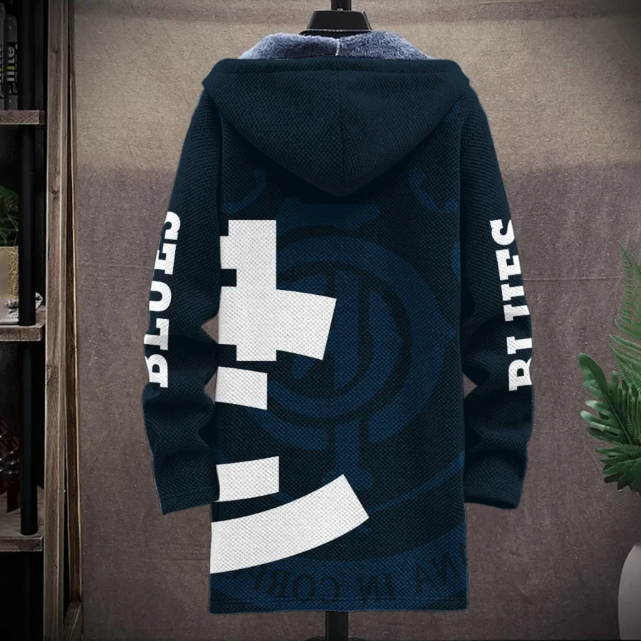 Carlton Blues Australian Football League Exclusive Logo Fleece Windbreaker HOAFL130525FW01CARL - Image 2