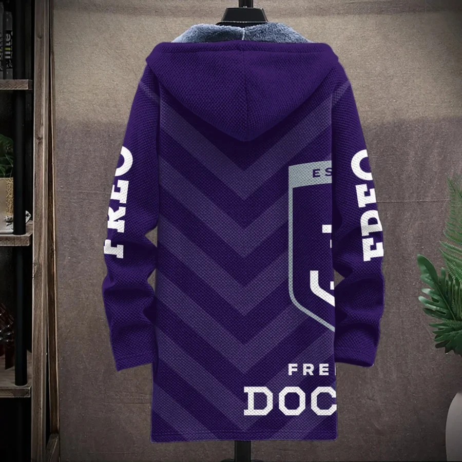 Fremantle Dockers Australian Football League Exclusive Logo Fleece Windbreaker HOAFL130525FW01FRE - Image 2