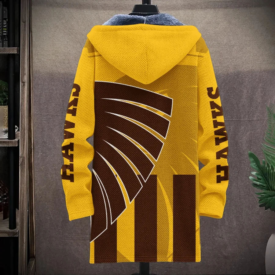 Hawthorn Hawks Australian Football League Exclusive Logo Fleece Windbreaker HOAFL130525FW01HAW - Image 2