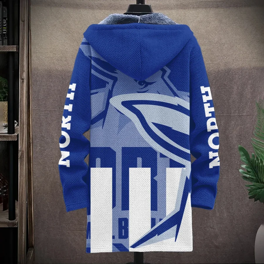 North Melbourne Kangaroos Australian Football League Exclusive Logo Fleece Windbreaker HOAFL130525FW01NMFC - Image 2