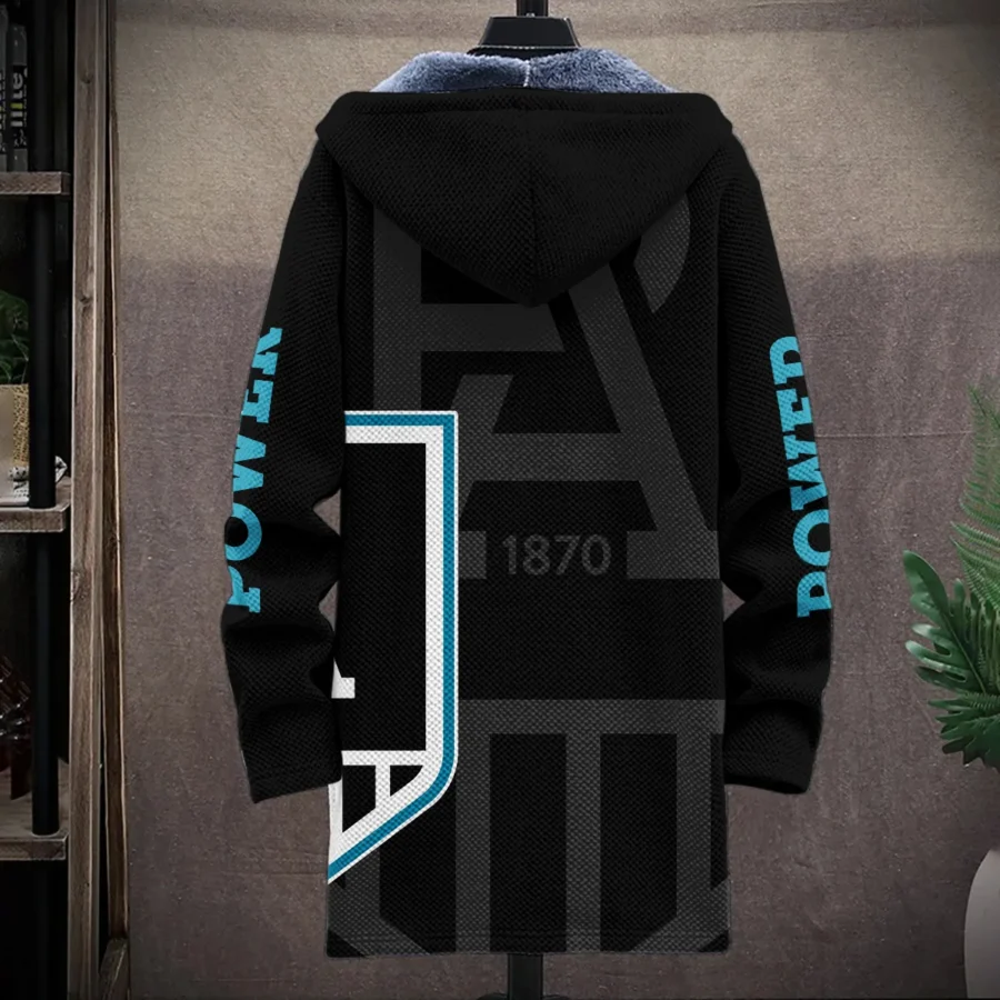Port Adelaide Power Australian Football League Exclusive Logo Fleece Windbreaker HOAFL130525FW01PORT - Image 2