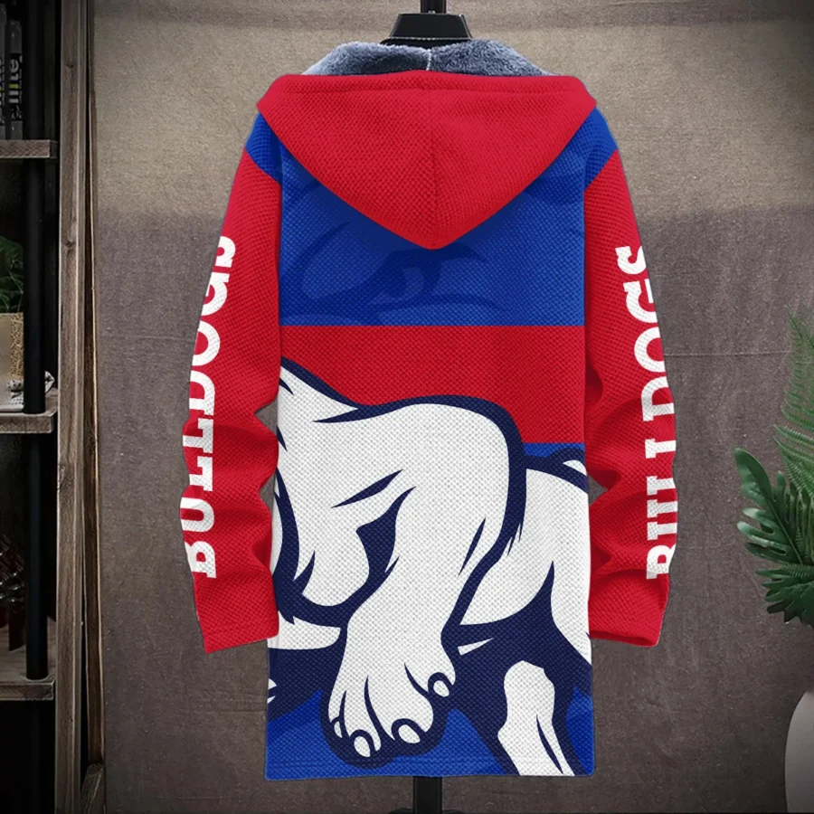 Western Bulldogs Australian Football League Exclusive Logo Fleece Windbreaker HOAFL130525FW01WB - Image 2