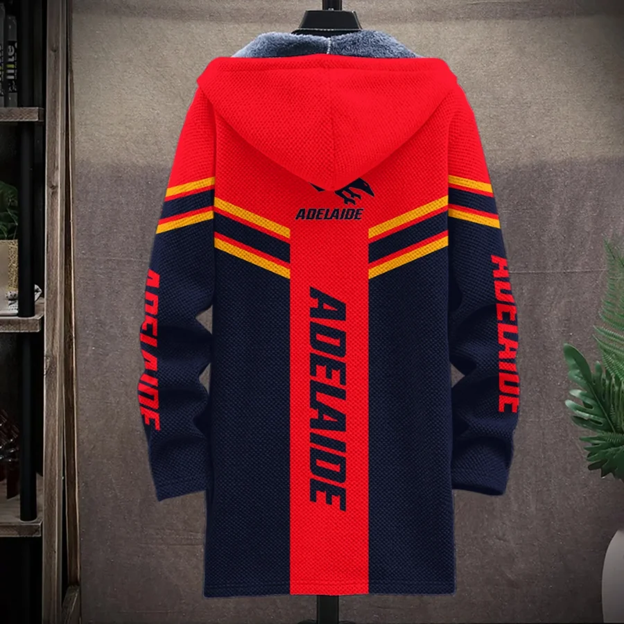 Adelaide Crows Australian Football League Exclusive Logo Fleece Windbreaker HOAFL240525FW01ADEL - Image 2