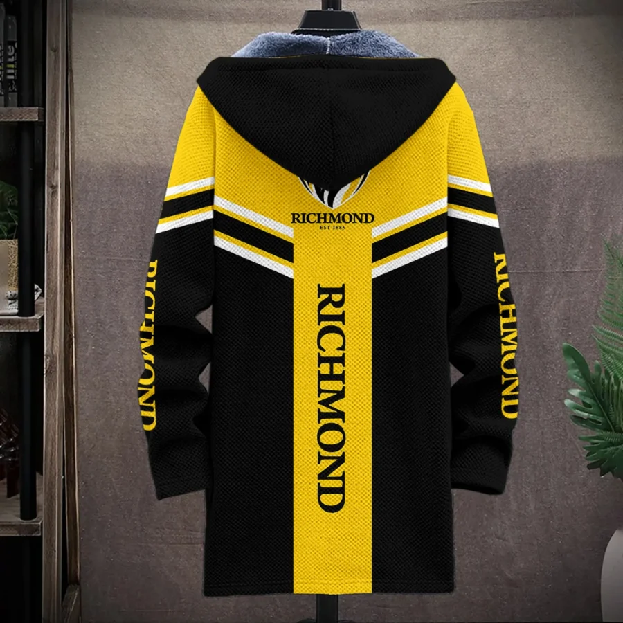Richmond Tigers Australian Football League Exclusive Logo Fleece Windbreaker HOAFL240525FW01RICH - Image 2