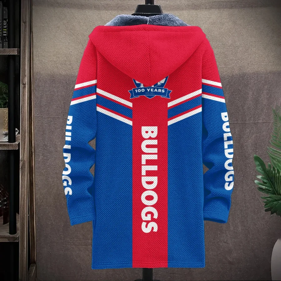 Western Bulldogs Australian Football League Exclusive Logo Fleece Windbreaker HOAFL240525FW01WB - Image 2