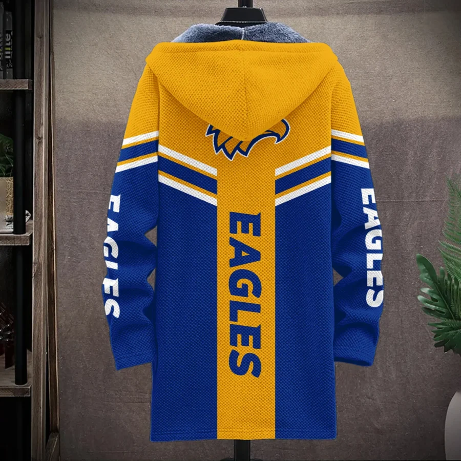 West Coast Eagles Australian Football League Exclusive Logo Fleece Windbreaker HOAFL240525FW01WCE - Image 2