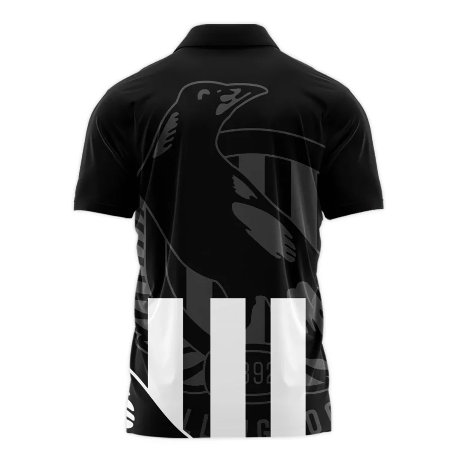 Collingwood Magpies Australian Football League Exclusive Logo Polo Shirt HOAFL130525A02COLLPL - Image 2