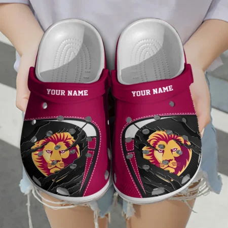 Brisbane Lions Australian Football League Exclusive Logo Crocs HOVA210525AFL07BL
