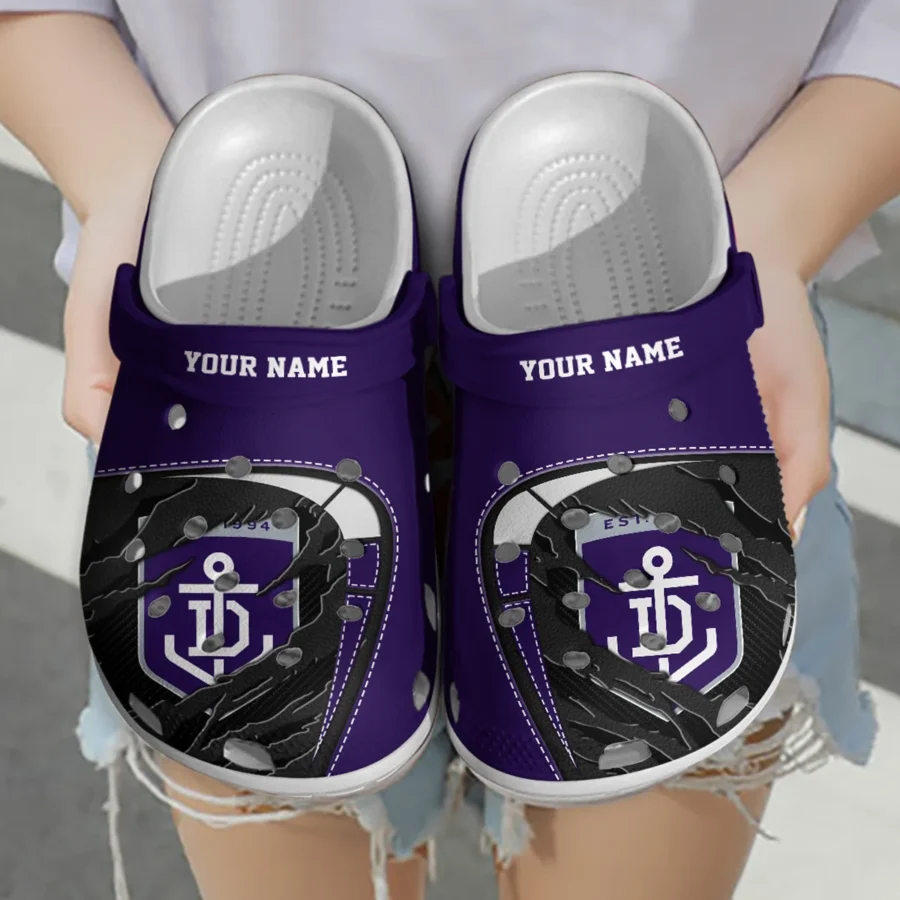 Fremantle Dockers Australian Football League Exclusive Logo Crocs HOVA210525AFL07FRE