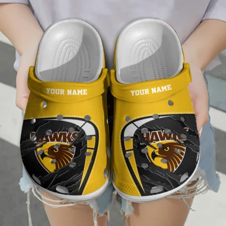 Hawthorn Hawks Australian Football League Exclusive Logo Crocs HOVA210525AFL07HAW