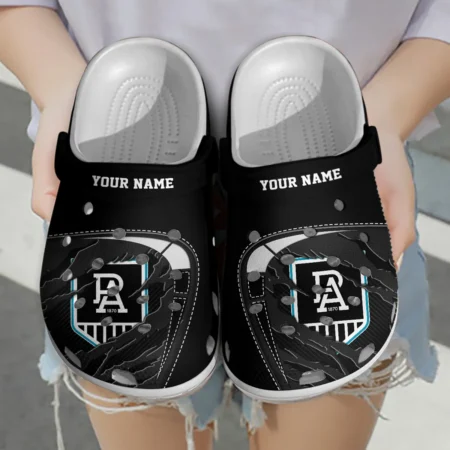 Port Adelaide Power Australian Football League Exclusive Logo Crocs HOVA210525AFL07PORT