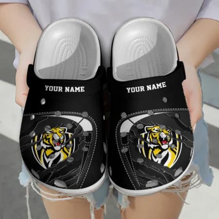 Richmond Tigers Australian Football League Exclusive Logo Crocs HOVA210525AFL07RICH