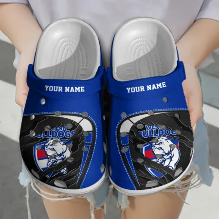 Western Bulldogs Australian Football League Exclusive Logo Crocs HOVA210525AFL07WB
