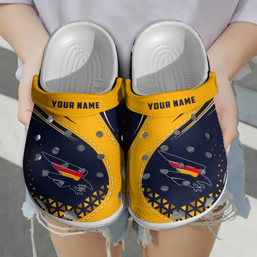 Adelaide Crows Australian Football League Exclusive Logo Crocs HOVA210525AFL08ADEL