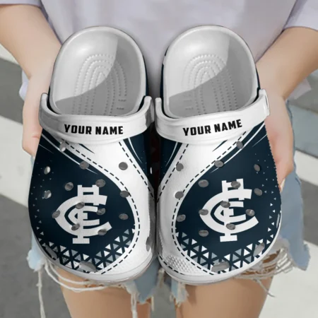 Carlton Blues Australian Football League Exclusive Logo Crocs HOVA210525AFL08CARL