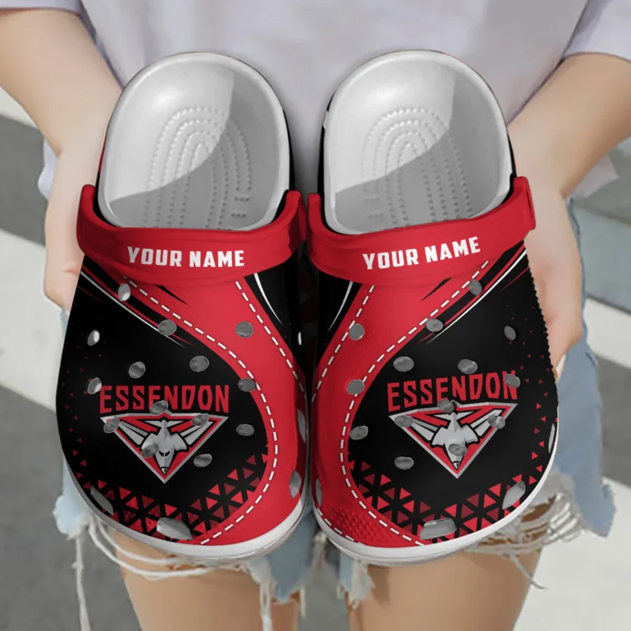 Essendon Bombers Australian Football League Exclusive Logo Crocs HOVA210525AFL08ESS