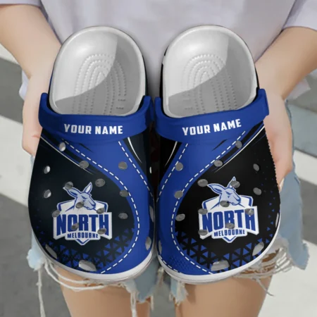 North Melbourne Kangaroos Australian Football League Exclusive Logo Crocs HOVA210525AFL08NMFC