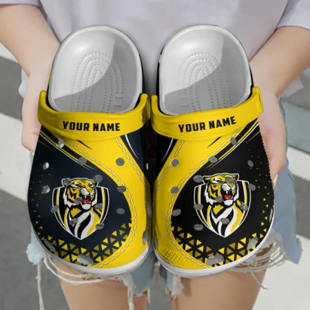 Richmond Tigers Australian Football League Exclusive Logo Crocs HOVA210525AFL08RICH