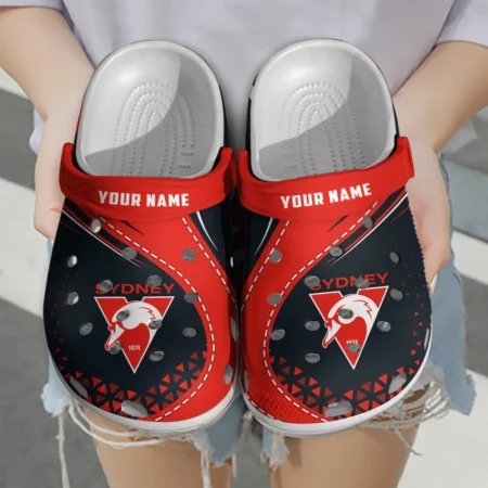 Sydney Swans Australian Football League Exclusive Logo Crocs HOVA210525AFL08SYD