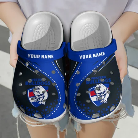Western Bulldogs Australian Football League Exclusive Logo Crocs HOVA210525AFL08WB
