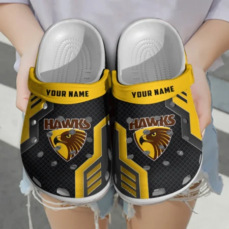 Hawthorn Hawks Australian Football League Exclusive Logo Crocs HOVA210525AFL09HAW
