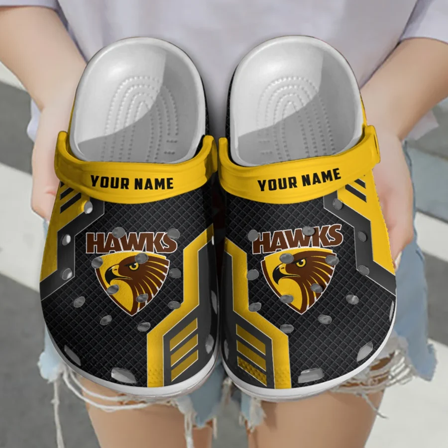 Hawthorn Hawks Australian Football League Exclusive Logo Crocs HOVA210525AFL09HAW