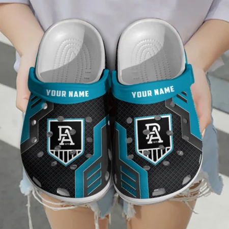 Port Adelaide Power Australian Football League Exclusive Logo Crocs HOVA210525AFL09PORT