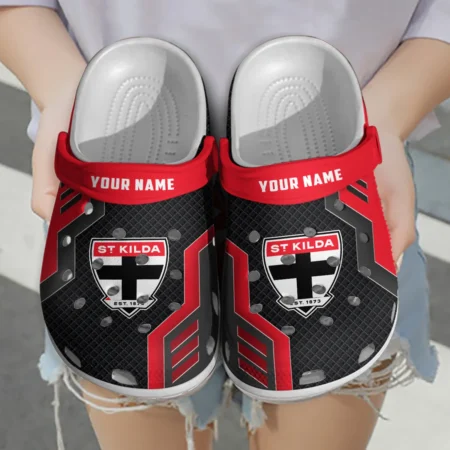St Kilda Saints Australian Football League Exclusive Logo Crocs HOVA210525AFL09STK