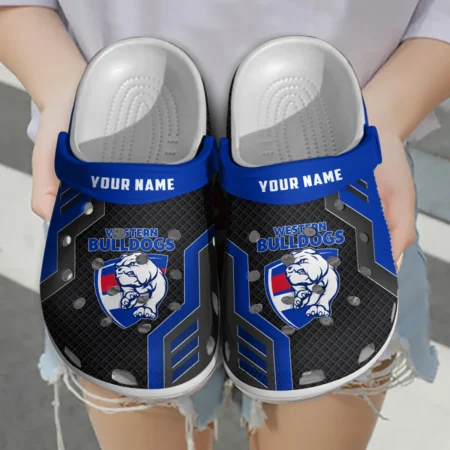 Western Bulldogs Australian Football League Exclusive Logo Crocs HOVA210525AFL09WB