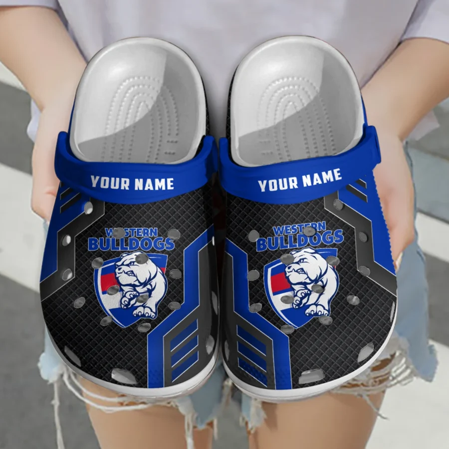 Western Bulldogs Australian Football League Exclusive Logo Crocs HOVA210525AFL09WB